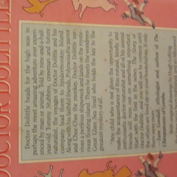 Vintage 1988 The Voyages of Doctor Dolittle paperback book - Picture 8 of 9